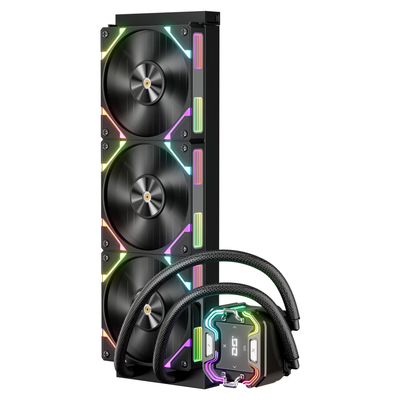 Cooler procesor 1stPlayer X-Starship 360 cu display IPS și ARGB