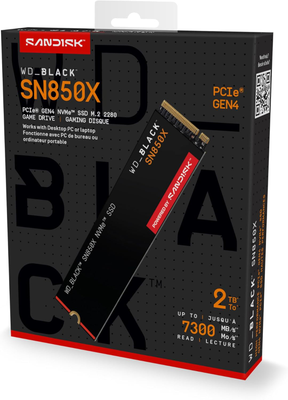 SSD WD_BLACK SN850X de 2TB, NVMe PCIe 4.0