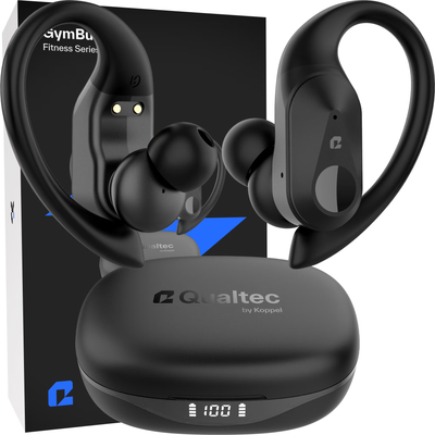 Căști wireless sport Qualtec by Koppel GymBuds cu Bluetooth 5.3