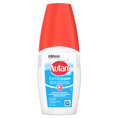 Lotiune anti-intepaturi insecte Autan Family Care cu pulverizator, 100 ml