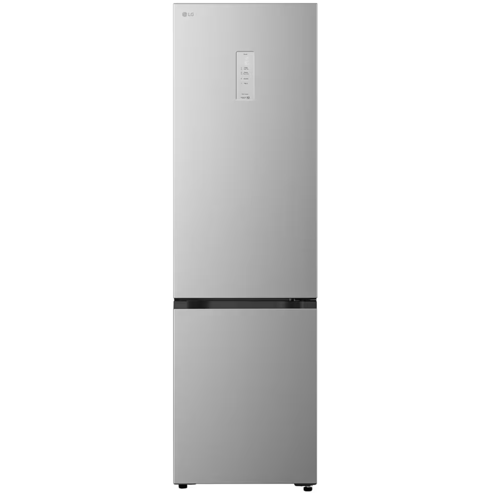 Combina frigorifica LG GBBSJ21DPY, No Frost, 375 l, H 203 cm, Clasa D, ThinQ, argintiu