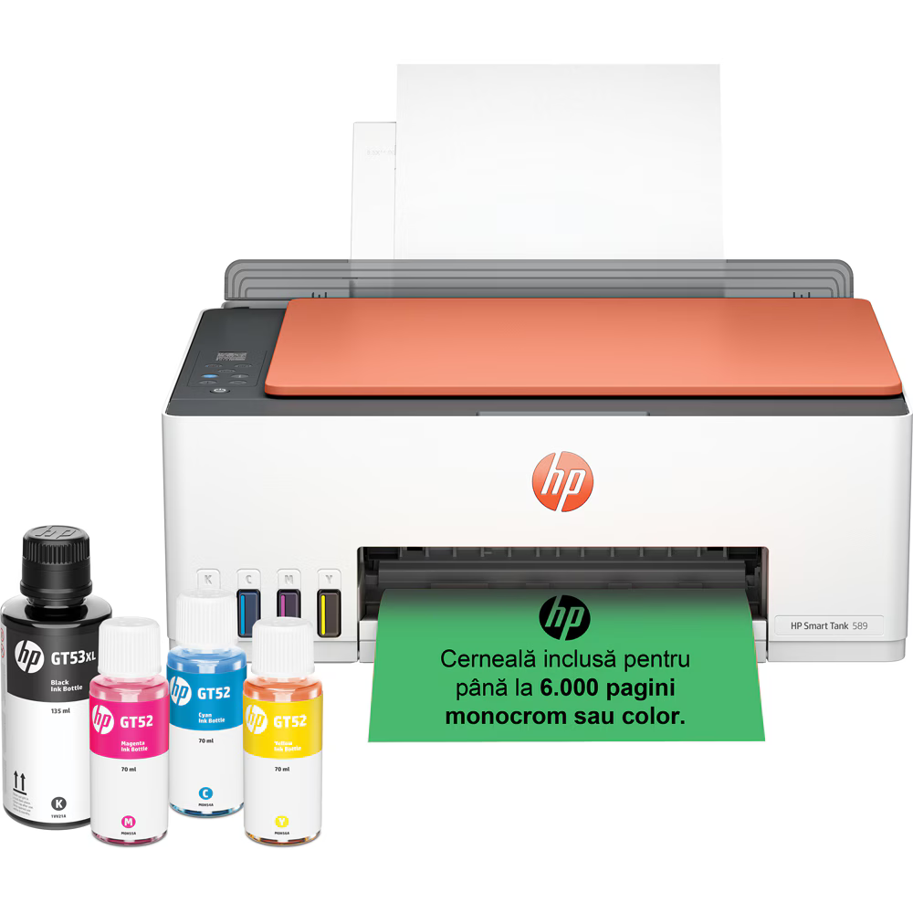 Multifunctional inkjet color HP Smart Tank 589 CISS All-in-One