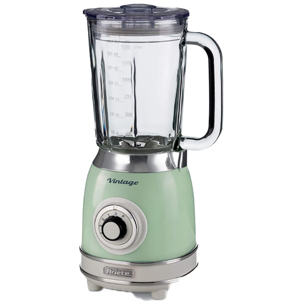 Blender Ariete Vintage C058304AR0, 1.5L, 1000W, 4 viteze, verde