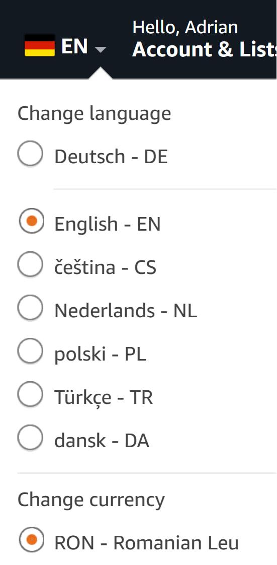 Ghid Amazon pentru România: Amazon.de și Amazon.it – livrare, plată, retur și garanție 2