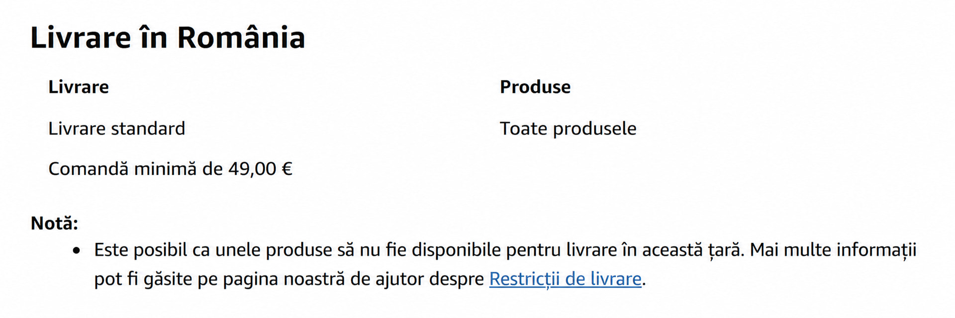 Ghid Amazon pentru România: Amazon.de și Amazon.it – livrare, plată, retur și garanție 4