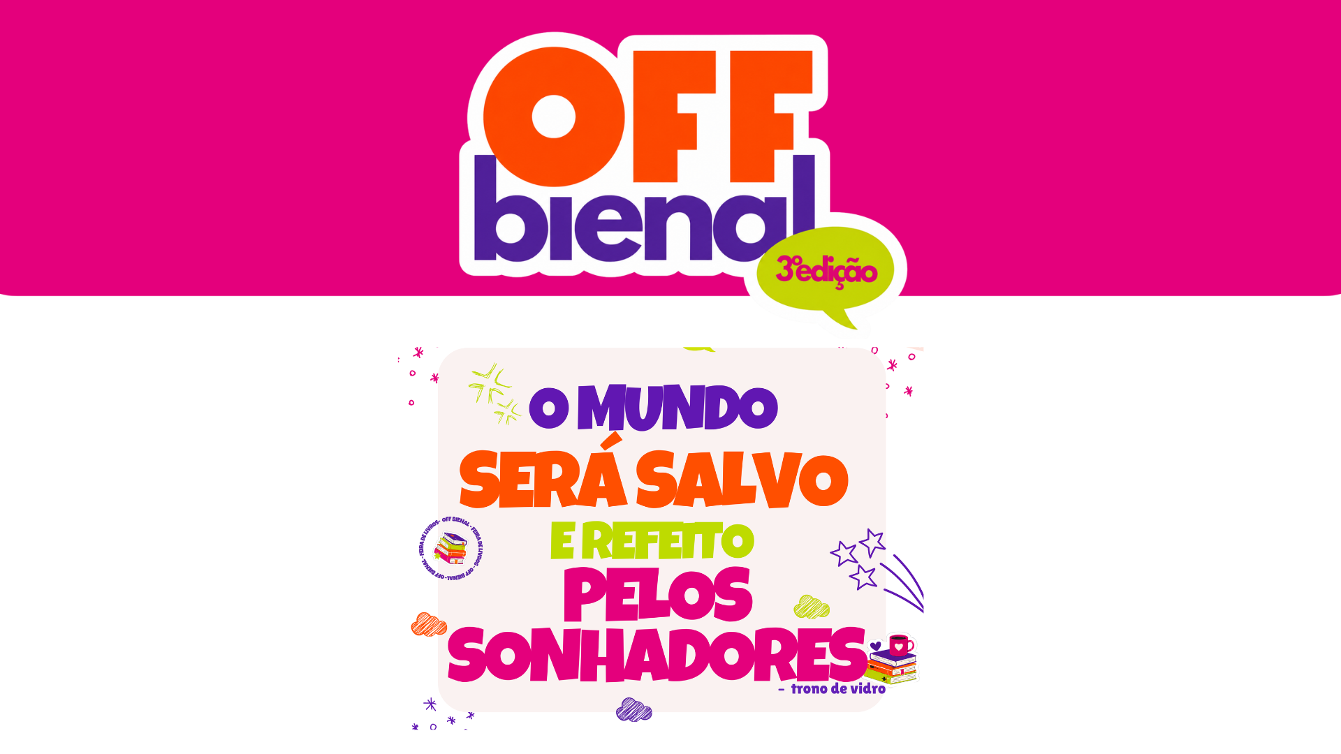 Leitores na OFF Bienal