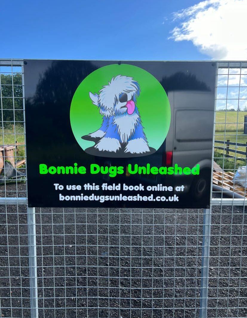 Bonnie Dugs Unleashed secure private dog field in Bellshill, ML4 2SA