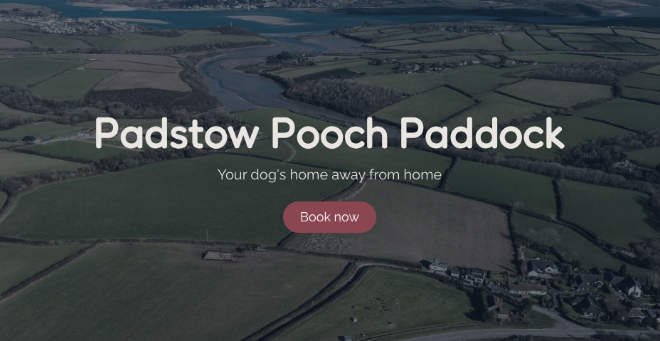 Padstow Pooch Paddock secure private dog field in Wadebridge, PL27 7RZ