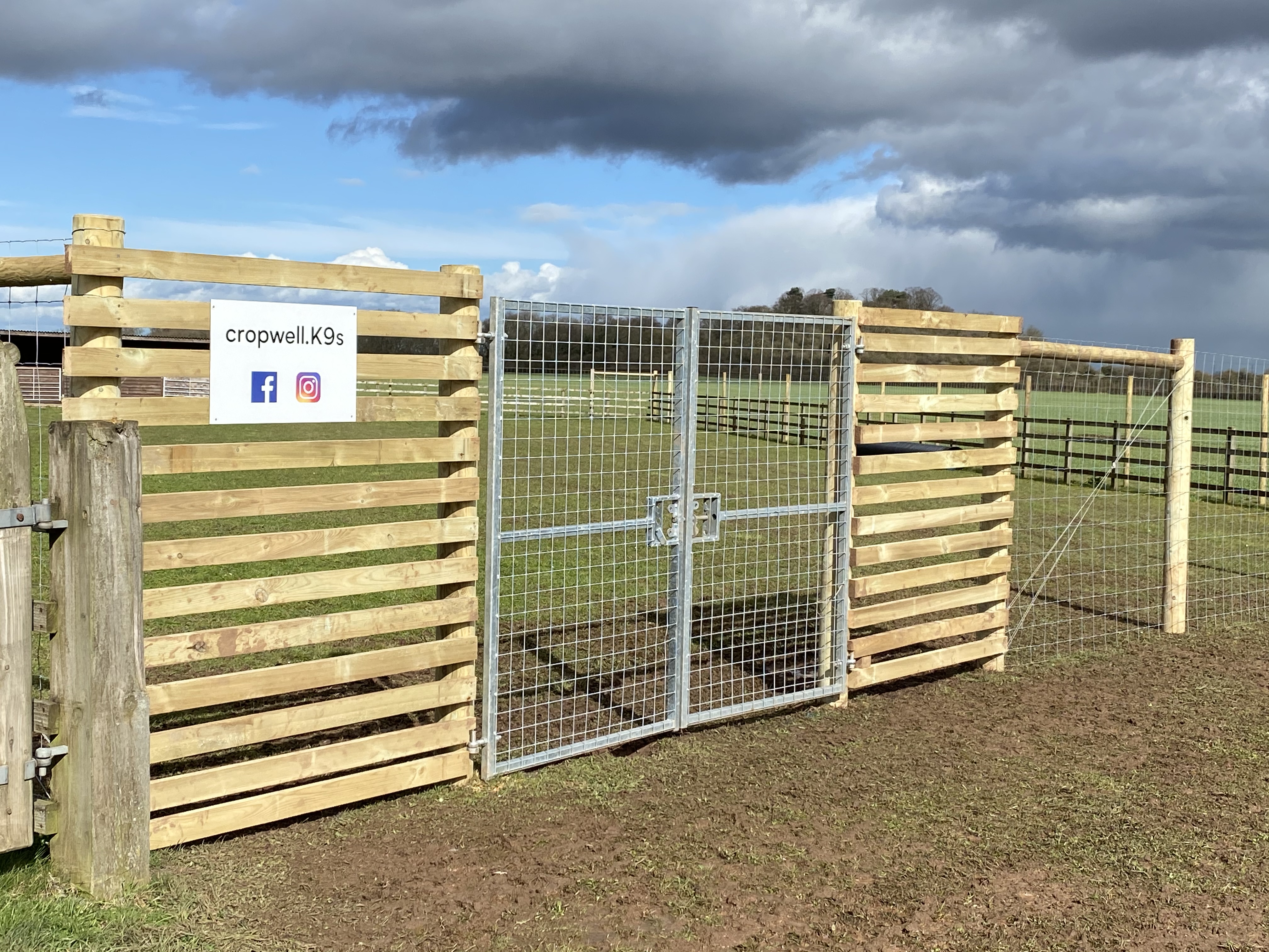 Cropwell k9s secure private dog field in Nottingham, NG12 3BA
