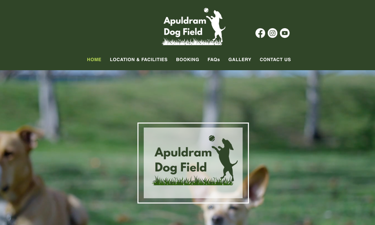 The Apuldram Dog Field secure private dog field in Chichester, PO20 7PE
