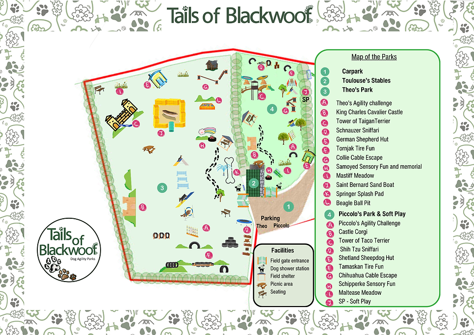 Tails of Blackwoof secure private dog field in Blackwood, NP12 0AJ