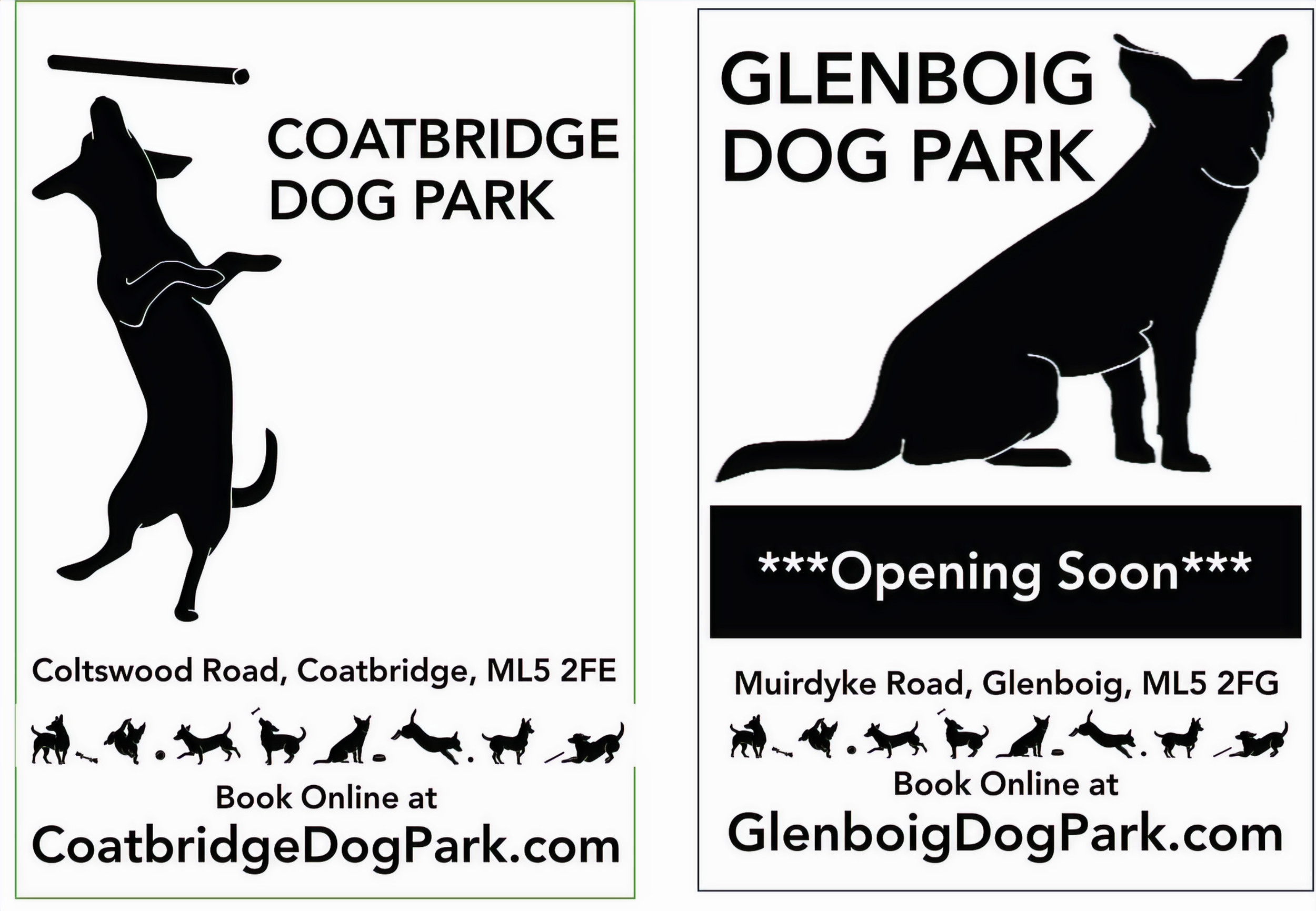 Enclosed Dog Fields, K9Northlan secure private dog field in Coatbridge, ML5 2FE