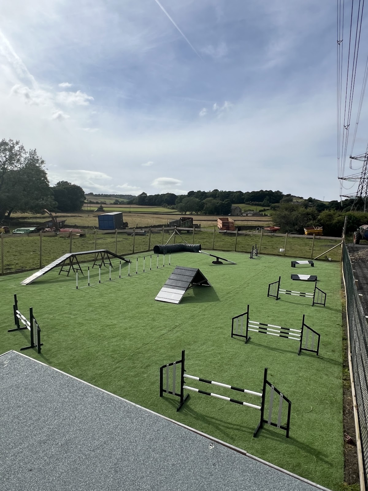 K9 Discovery Dog Agility Field secure private dog field in Halifax, HX3 7SH