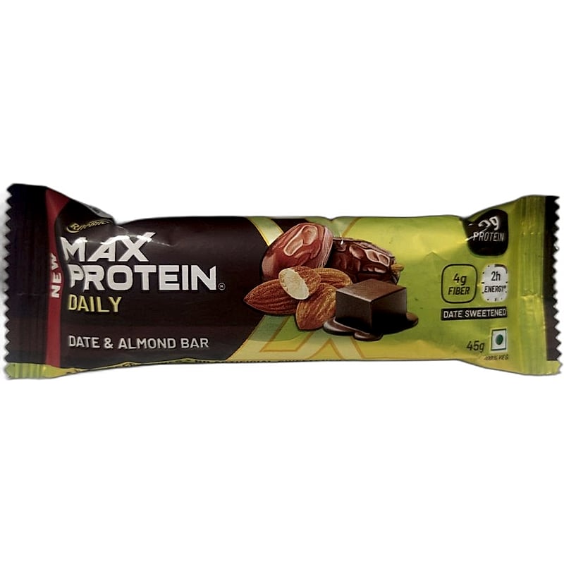 MAX PROTEIN DAILY DATE AND ALMOND BAR 45GMS