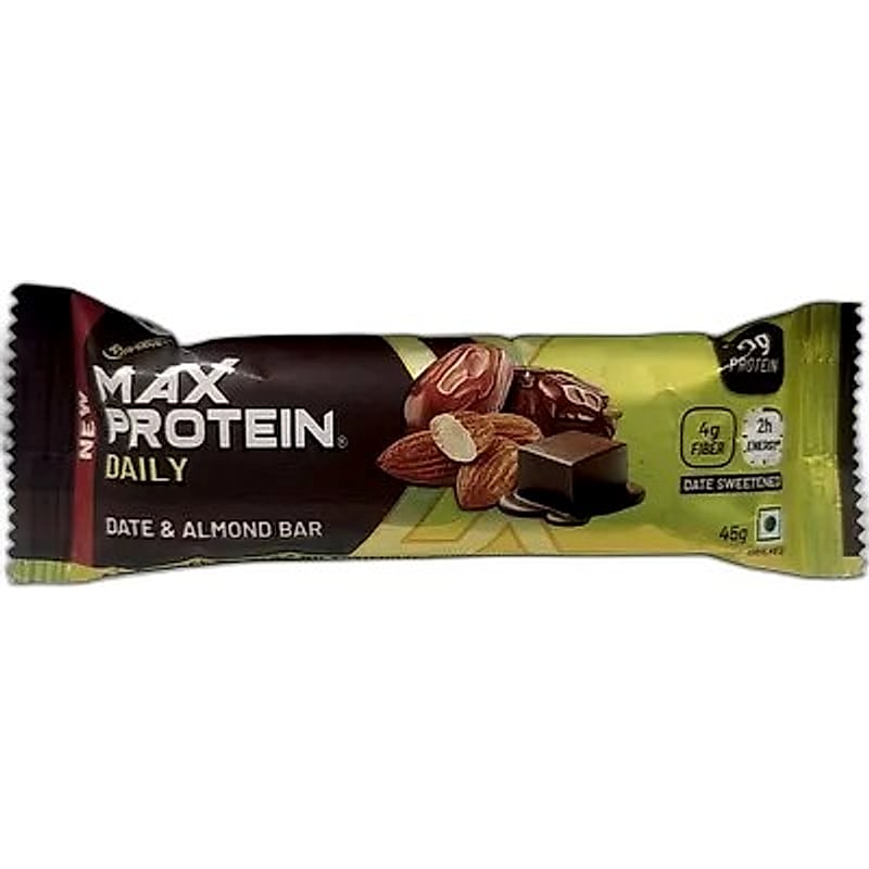 MAX PROTEIN DAILY DATE AND ALMOND BAR 45GMS