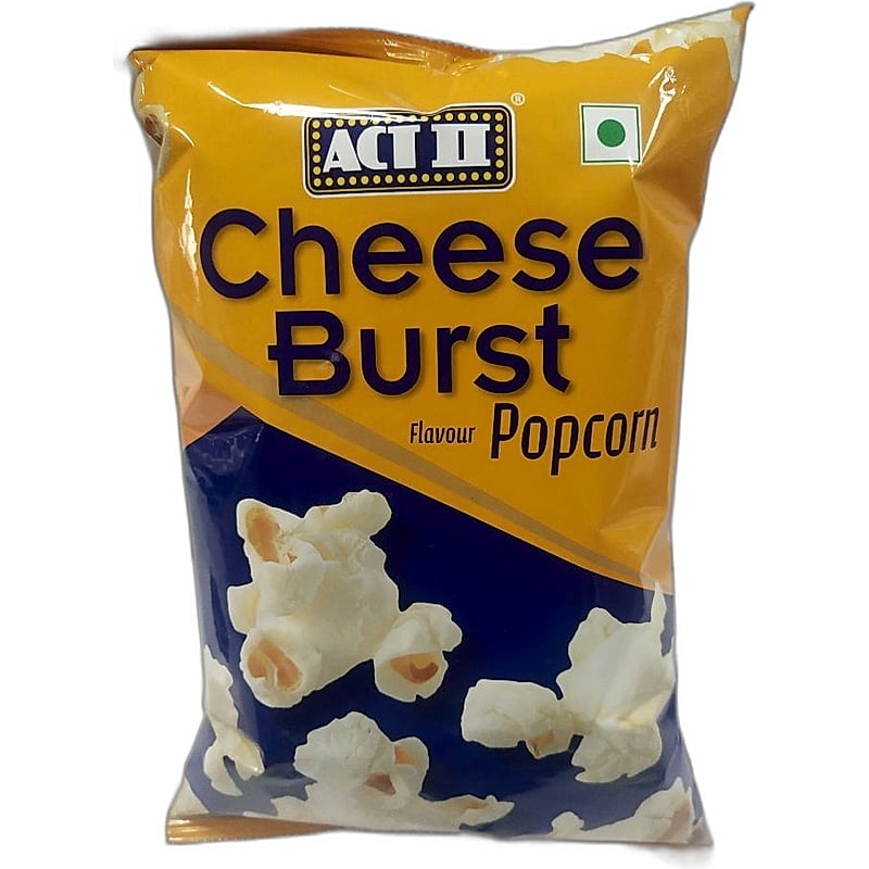 ACT2 READY TO EAT CHEESE BURST FLAVOUR POPCORN 45GMS