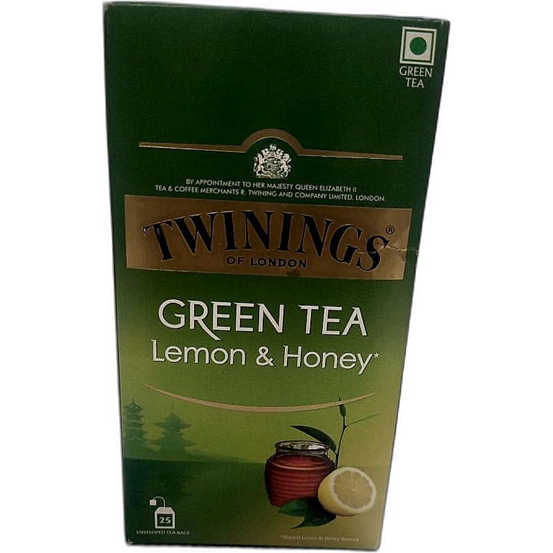 TWINNINGS GREEN TEA LEMON & HONEY .