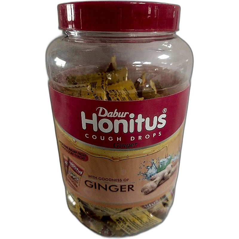DABUR HONITUS COUGH DROPS GINGER 1JAR