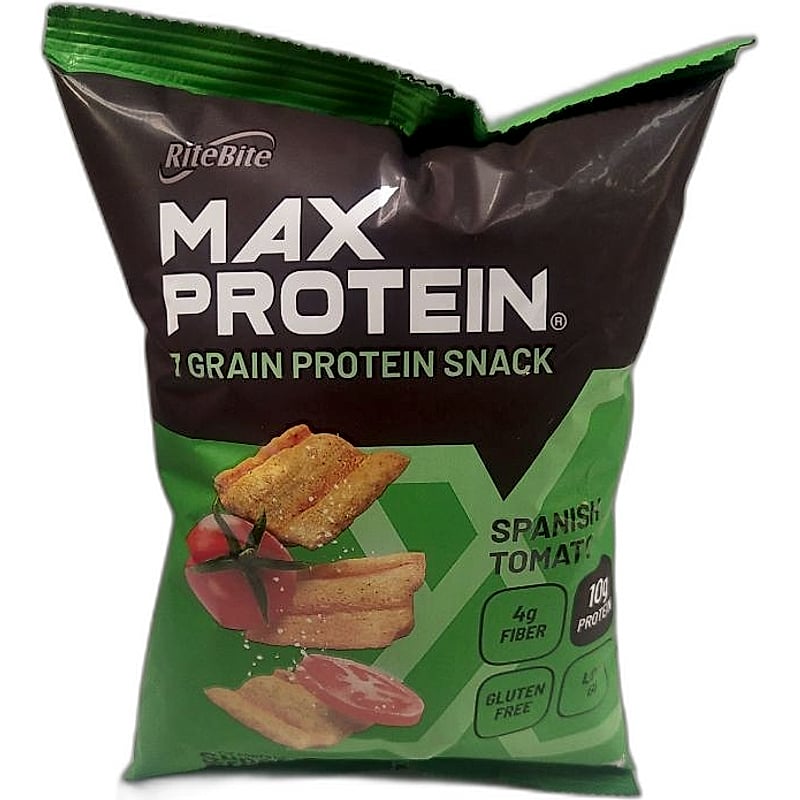 RITEBITE MAX PROTEIN CHIPS SPANISH TOMATO