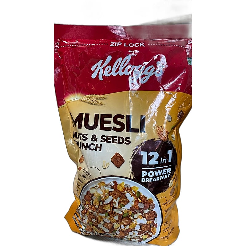 kelloggs muesli nuts and seeds crunch 950gms
