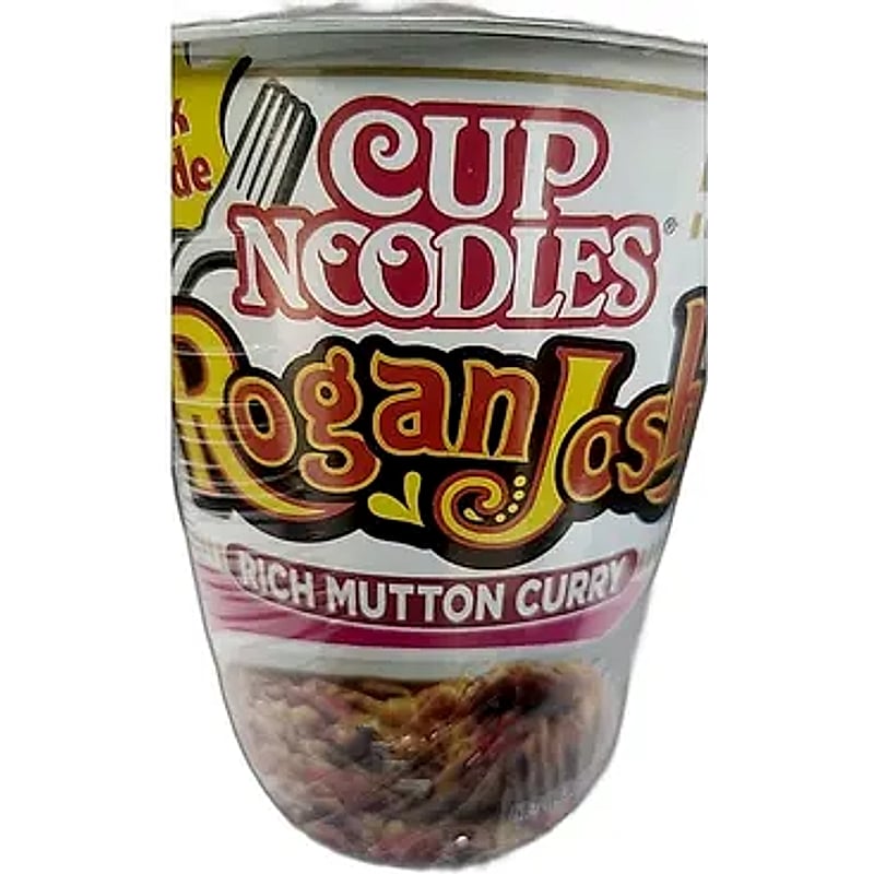 NISSIN CUP NOODLES ROGAN JOSH 70GMS 60RS