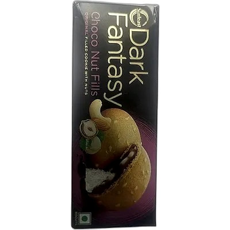 Sunfeat Dark Fantasy Choco Nut Fills 69gms MRP 40