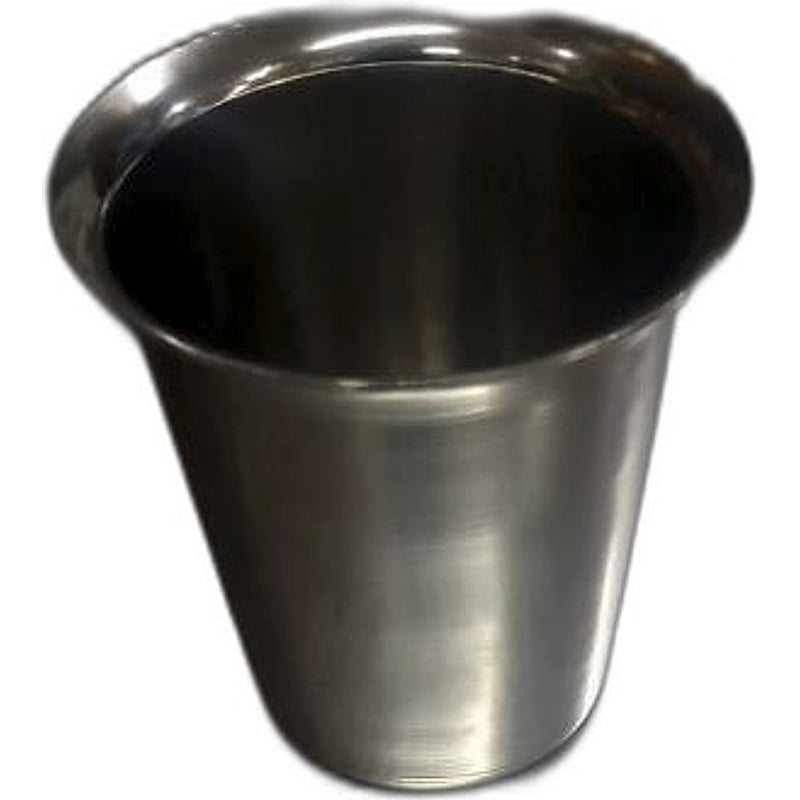 Steel Milk Glass 100ml 1pc