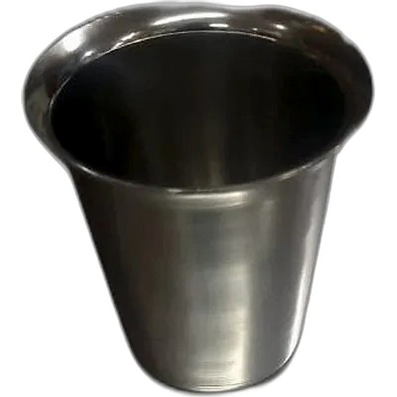 Steel Milk Glass 100ml 1pc