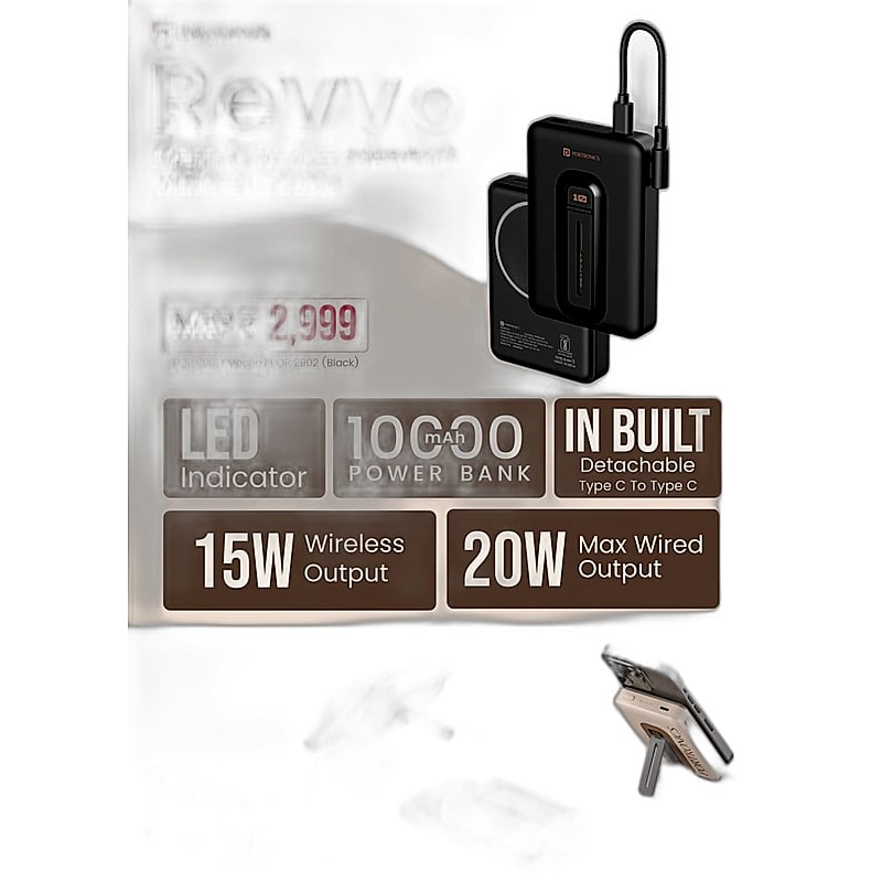 Portronics Revvo 10000mAH Power Bank