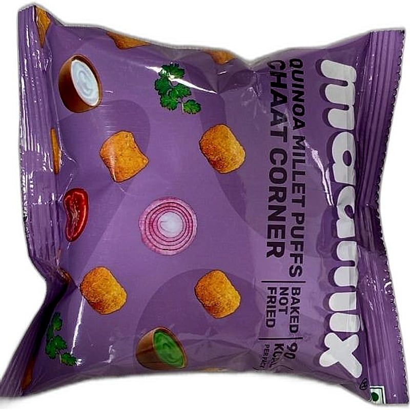 MADMIX QUINOA MILLET PUFFS CHAAT CORNER 23GMS