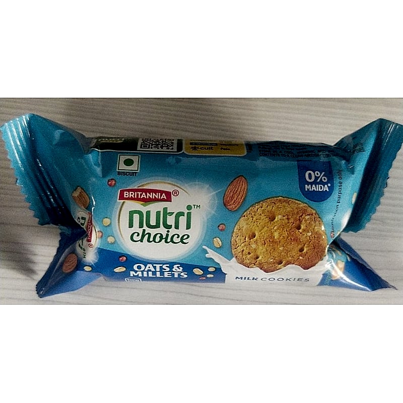 Britannia Nutri Choice Oats & Millets Milk Cookies Mrp20