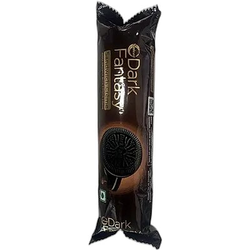 SUNFEAST DARK FANTASY SANDWICH CREME DARK CRUNCH WITH CHOCO CREME 79G