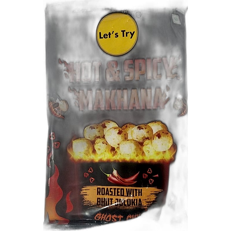 Lets Try Hot & Spicy Makhana 43g