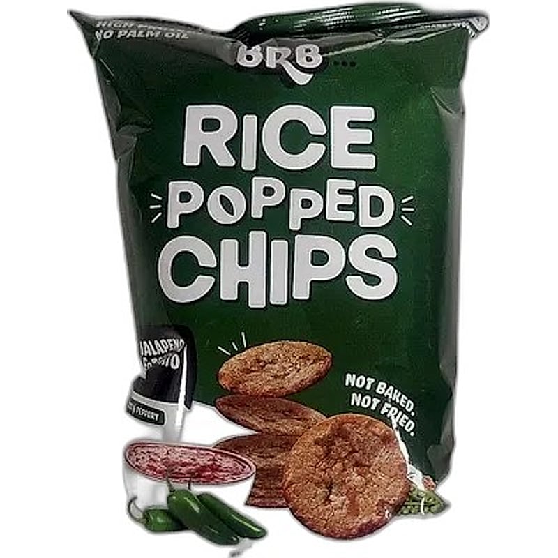 BRB Rice Popped Chips Jalapeno & Tomato 48g