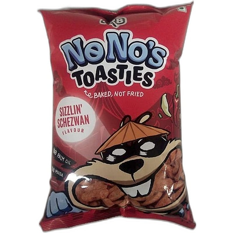BRB NoNos Toasties Sizzlin Schezwan Flavour 60g