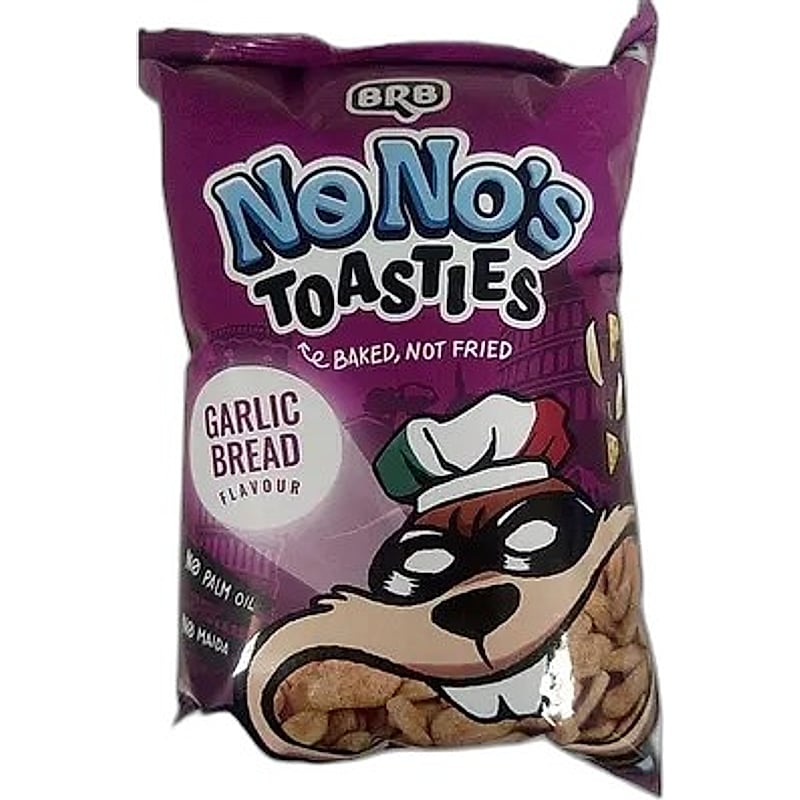 BRB NoNos Toasties Garlic Bread Flavour 60g