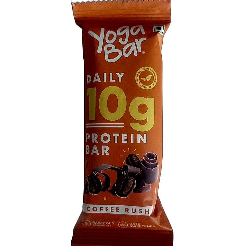 YOGA BAR 10G DAILY PROTEIN BAR COFFEE RUSH 50GMS