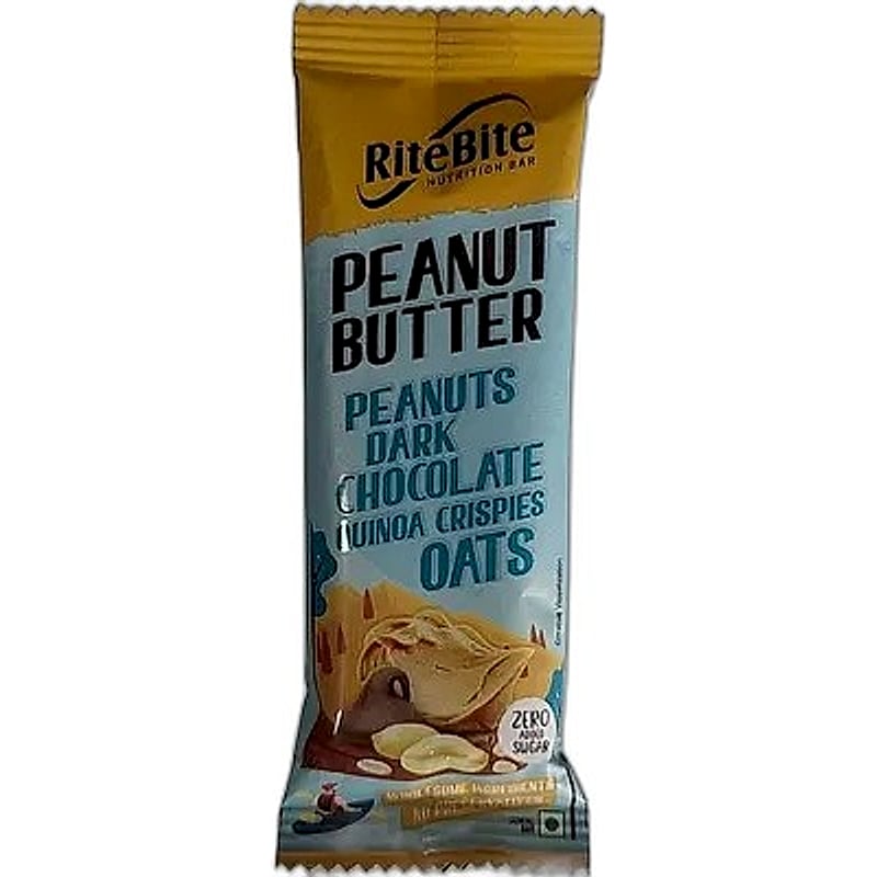 Rite Bite Peanut Butter Peanuts Dark Chocolate 40g