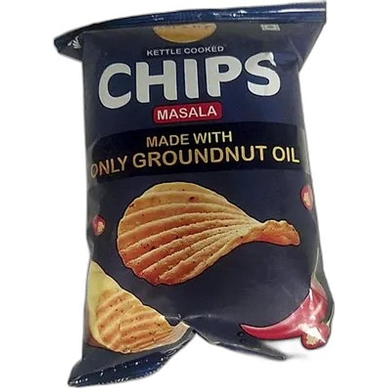 Lets Try Kettle Cooked Chips Masala 45g