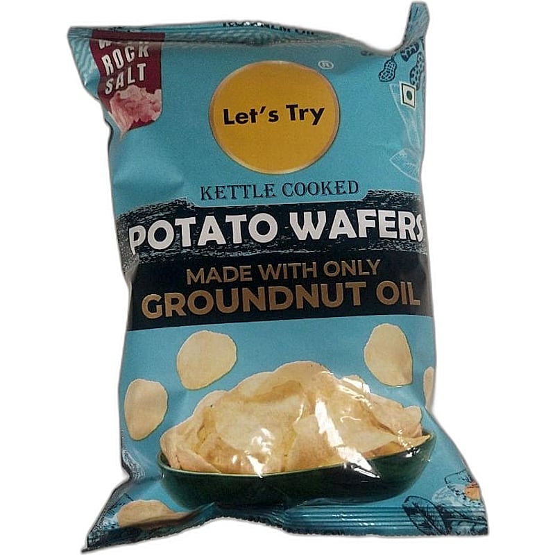 Lets Try Kettle Cooked Potato Wafers 52g