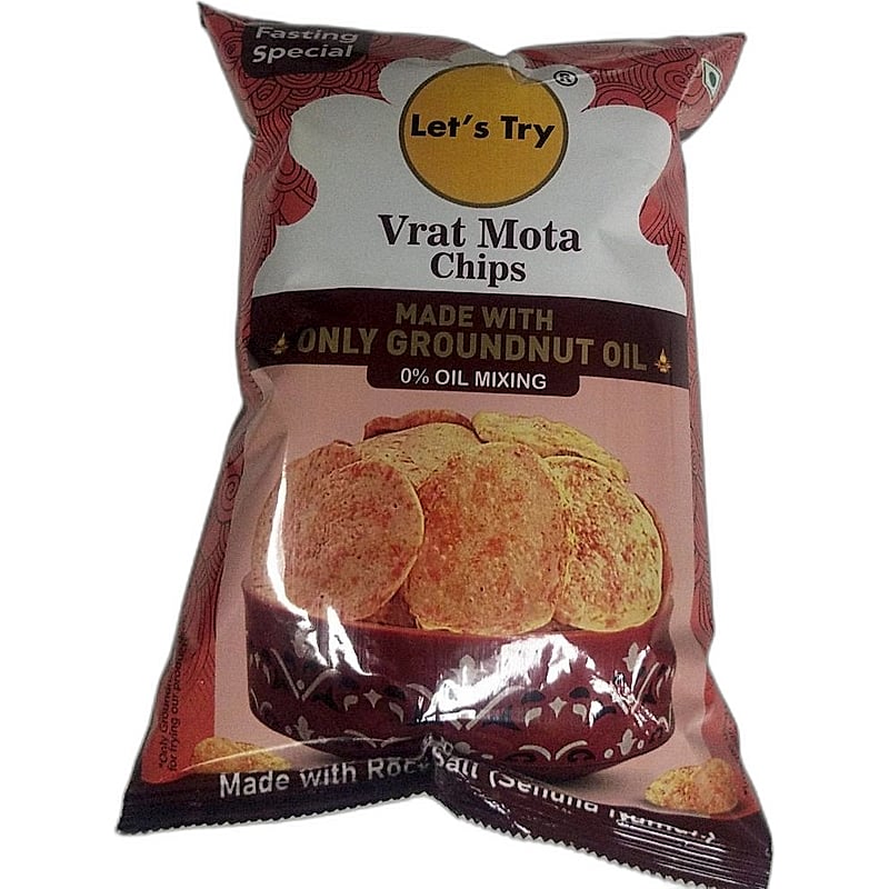 Lets Try Vrat Mota Chips 57g