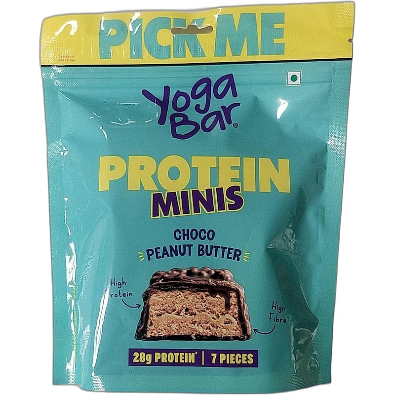 Yoga Bar Protien Choco Peanut Butter Minis 140g Mrp 175rs