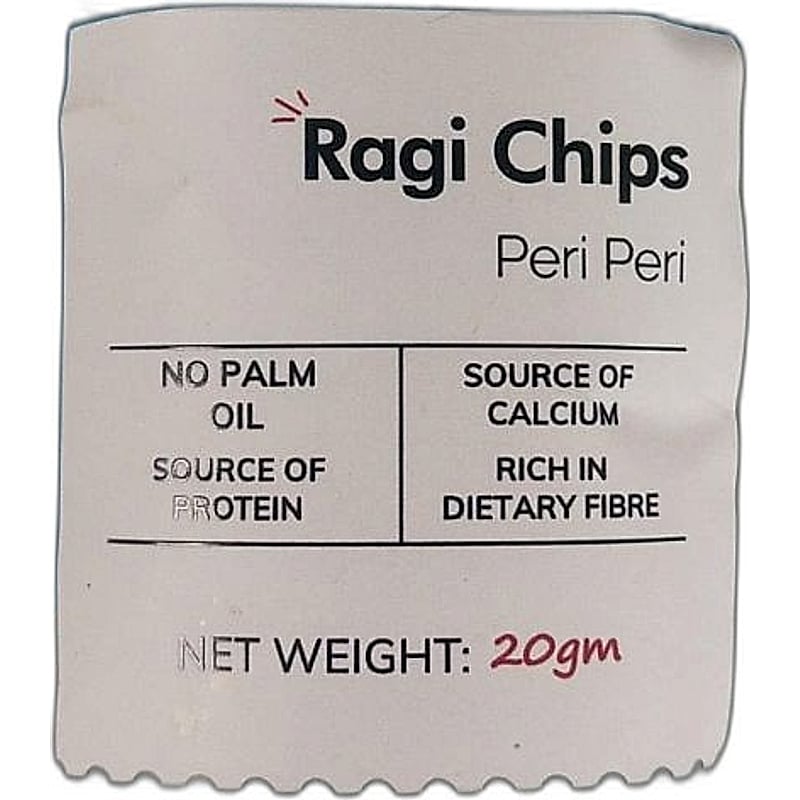 Snackible Ragi Chips Peri peri