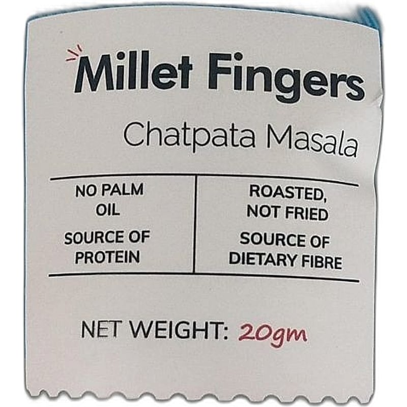 Snackible Millet Fingers Chatpata Masala 20g Mrp 30rs