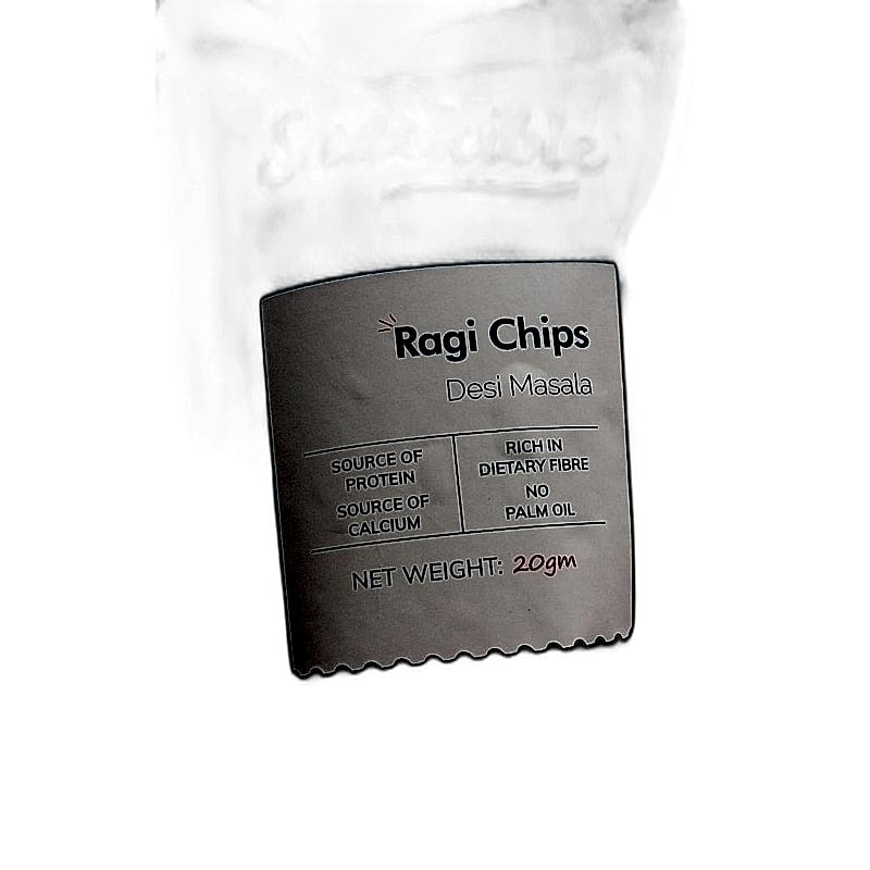 Snackible Ragi Chips Desi Masala 20gm Mrp 30rs