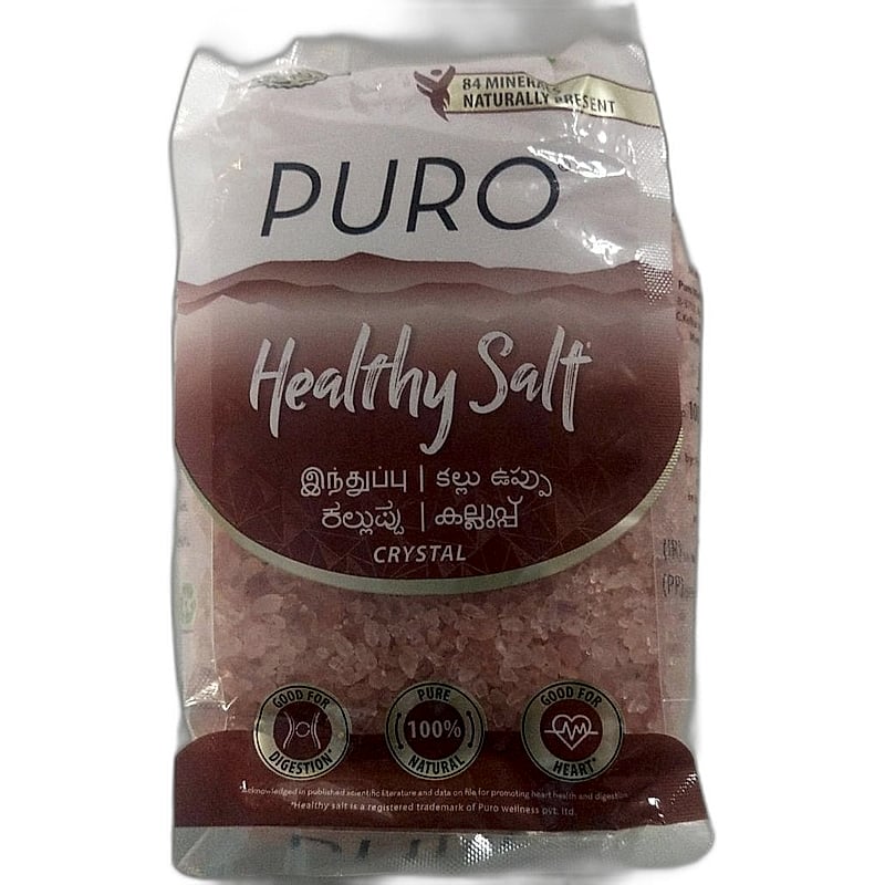 Puro Healthy Salt (crystal) 1kg Mrp Rs120