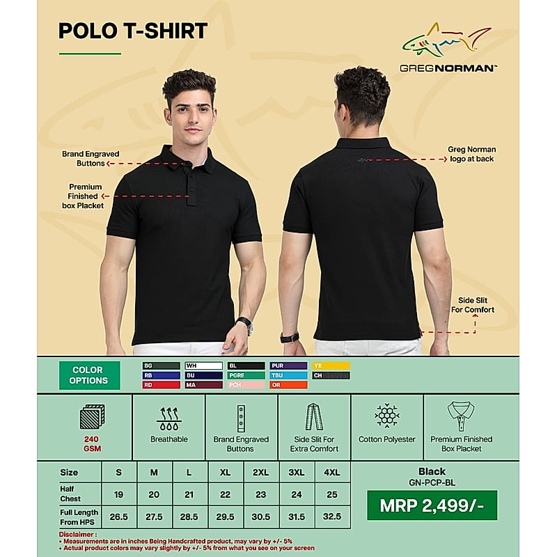 GregNorman Polo T-shirt