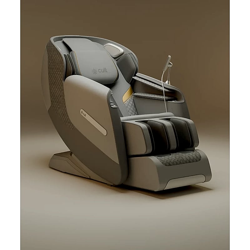 Cult LUXE Massage Chair | Zero Gravity with AI Voice & Bluetooth | 3D Experience | Smart Dial & 18 Preset Programs | Smart Touch Screen