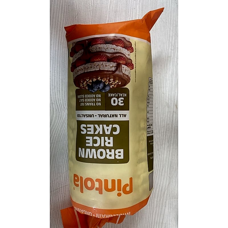 Pintola Brown Rice cakes all natural unsalted 130gms 160/-
