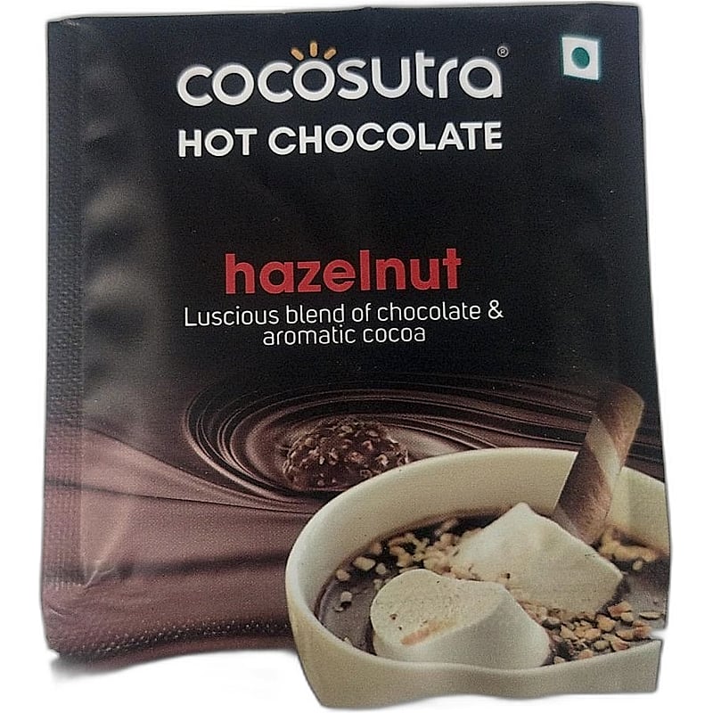 Cocosutra Hot Chocolate Hazelnut 20g Mrp 35 Rs